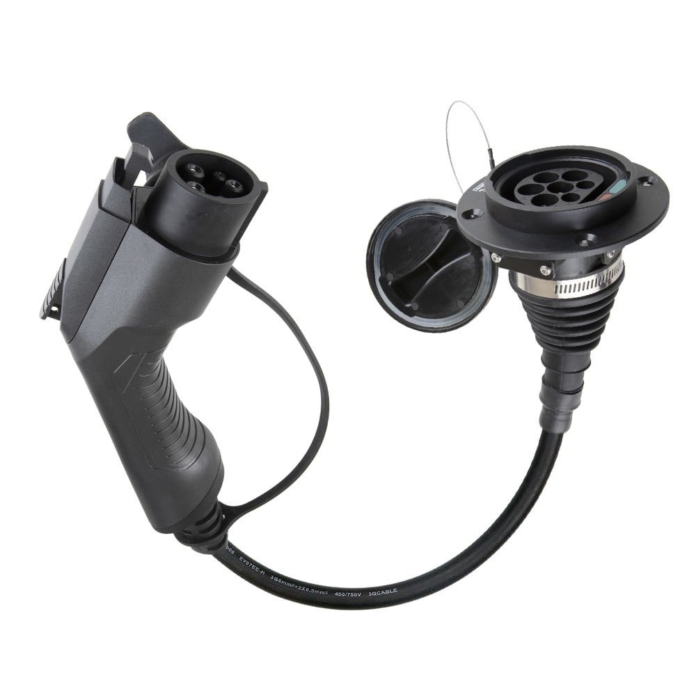 EXTRALINK Extralink Adattatore EU a US | Adattatore per caricatore da auto | BS-EVSC004 per BS-EVP001-L32A - BATTERIE E ALIMENTATORI | TecnoCARE.net Sabaudia, Latina, Terracina, San Felice Circeo e Pontinia