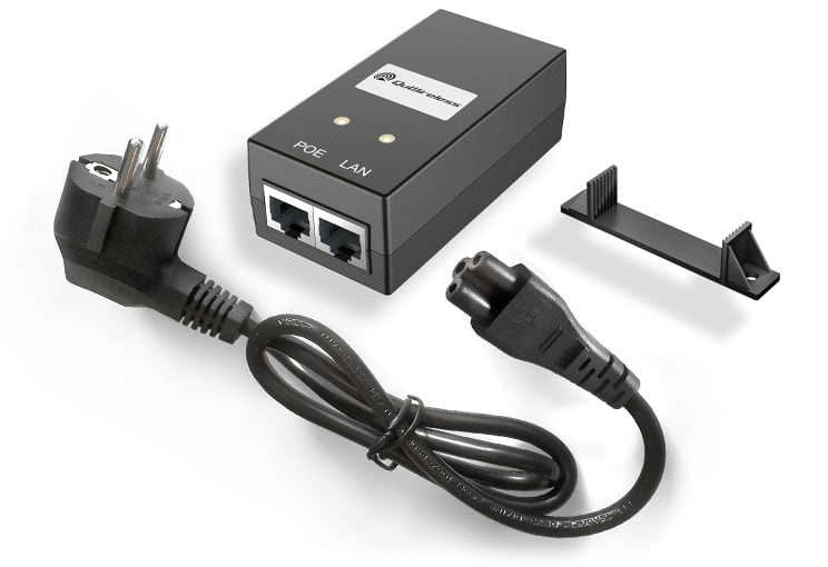 QUWIRELESS QuPSU P248E Passive PoE PSU 24V 0.8A , EU cord, wall mount - BATTERIE E ALIMENTATORI | TecnoCARE.net Sabaudia, Latina, Terracina, San Felice Circeo e Pontinia