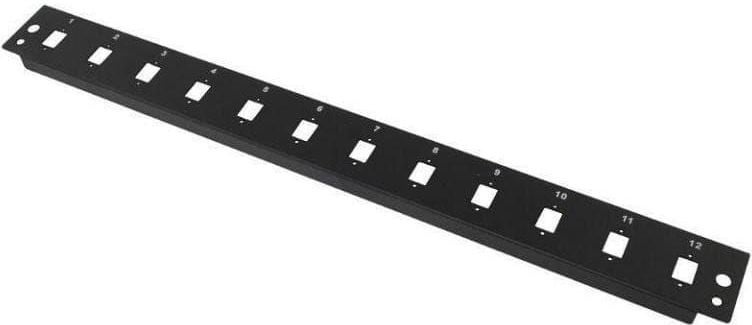 DIGITUS Fiber optic cross-connect panel without front plate, 19" 1U, retractable, cable gland PG13, black - COMPONENTI | TecnoCARE.net Sabaudia, Latina, Terracina, San Felice Circeo e Pontinia