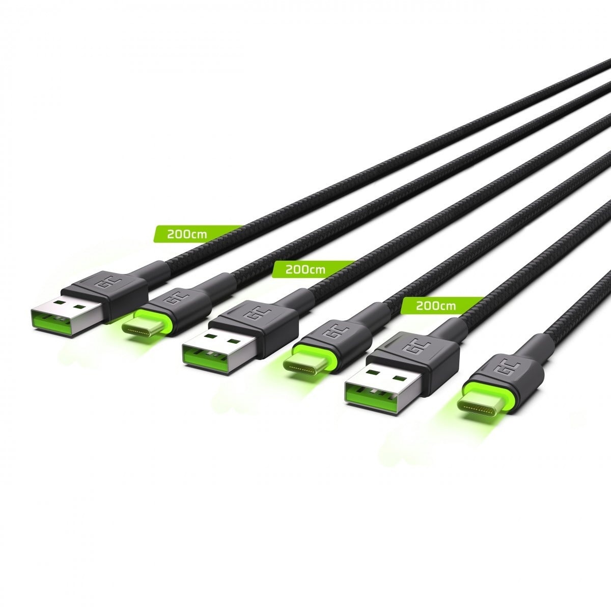 GREEN CELL Green Cell KABGCSET03 cavo USB 2 m USB A USB C Nero - CAVI PER COMPUTER E PERIFERICHE | TecnoCARE.net Sabaudia, Latina, Terracina, San Felice Circeo e Pontinia