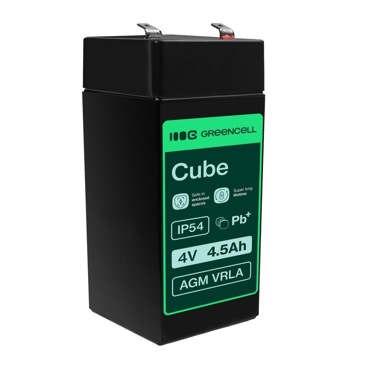 GREEN CELL Green Cell Battery AGM VRLA 4V 4.5Ah - Batteria - 4500 mAh - BATTERIE E ALIMENTATORI | TecnoCARE.net Sabaudia, Latina, Terracina, San Felice Circeo e Pontinia