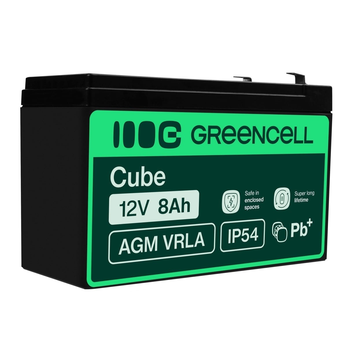 GREEN CELL Green Cell AGM Battery 12V 8Ah - Batteria - Mignon (AA) - BATTERIE E ALIMENTATORI | TecnoCARE.net Sabaudia, Latina, Terracina, San Felice Circeo e Pontinia