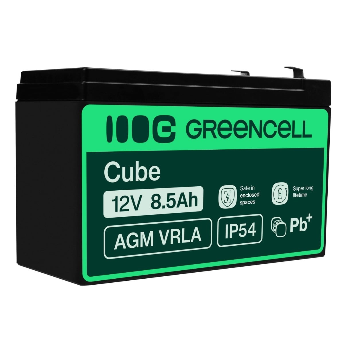 GREEN CELL Green Cell AGM Battery 12V 8.5Ah - Batteria - Mignon (AA) - BATTERIE E ALIMENTATORI | TecnoCARE.net Sabaudia, Latina, Terracina, San Felice Circeo e Pontinia