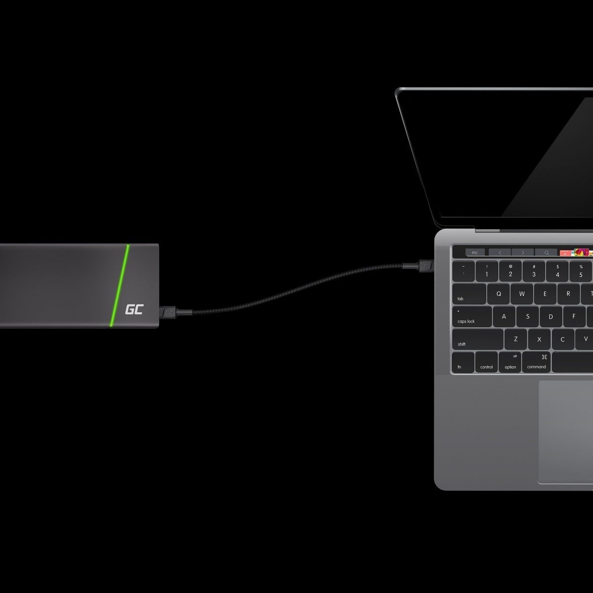 GREEN CELL Green Cell KABGC30 cavo USB 1,2 m USB 2.0 USB C Nero - CAVI PER COMPUTER E PERIFERICHE | TecnoCARE.net Sabaudia, Latina, Terracina, San Felice Circeo e Pontinia