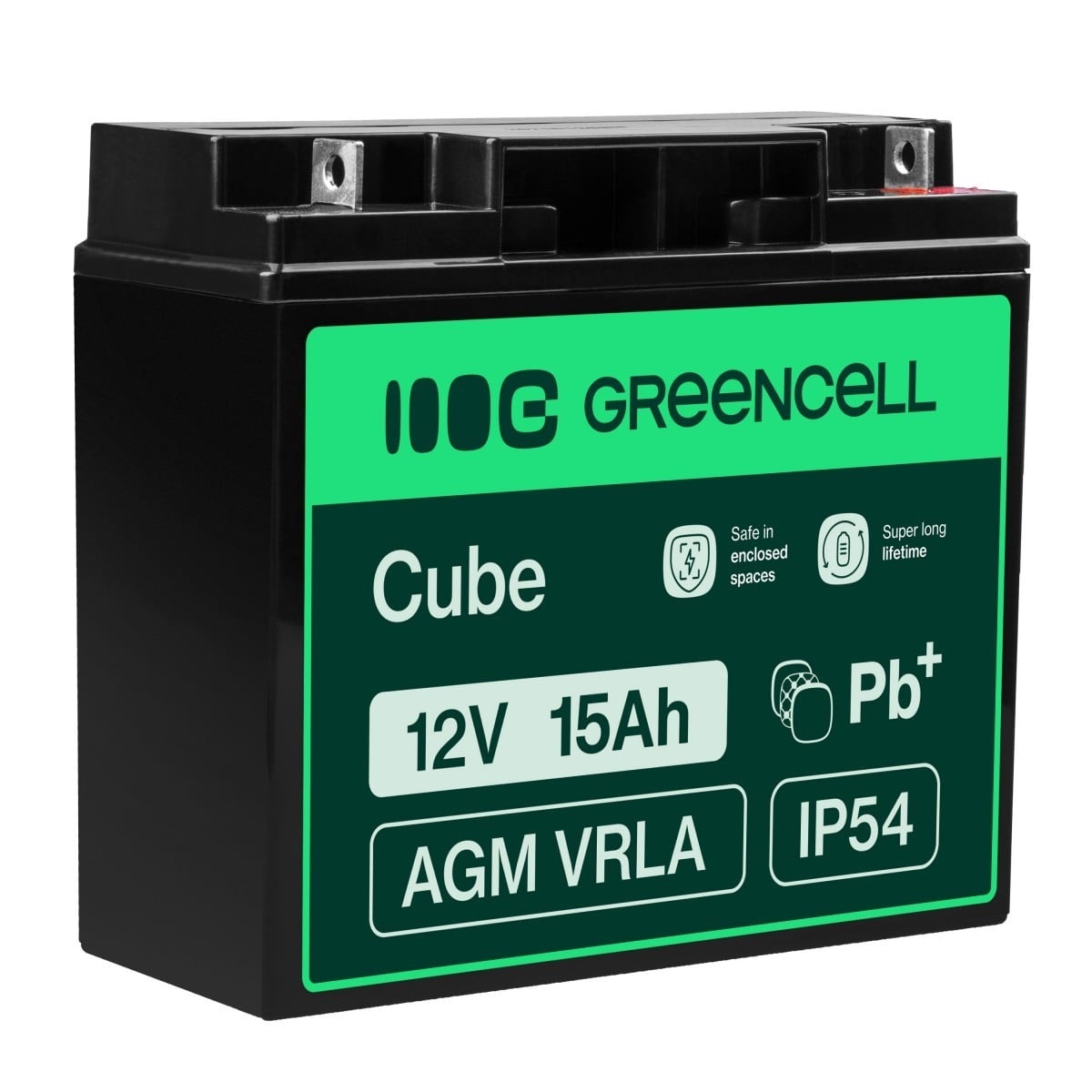 GREEN CELL Green Cell Battery AGM 12V 15Ah - BATTERIE E ALIMENTATORI | TecnoCARE.net Sabaudia, Latina, Terracina, San Felice Circeo e Pontinia