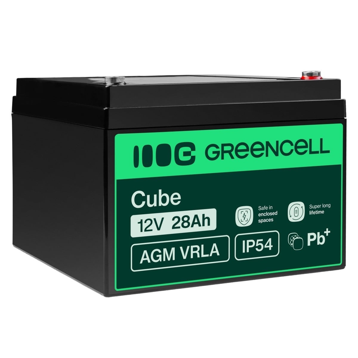 GREEN CELL Green Cell AGM Battery 12V 28Ah - BATTERIE E ALIMENTATORI | TecnoCARE.net Sabaudia, Latina, Terracina, San Felice Circeo e Pontinia