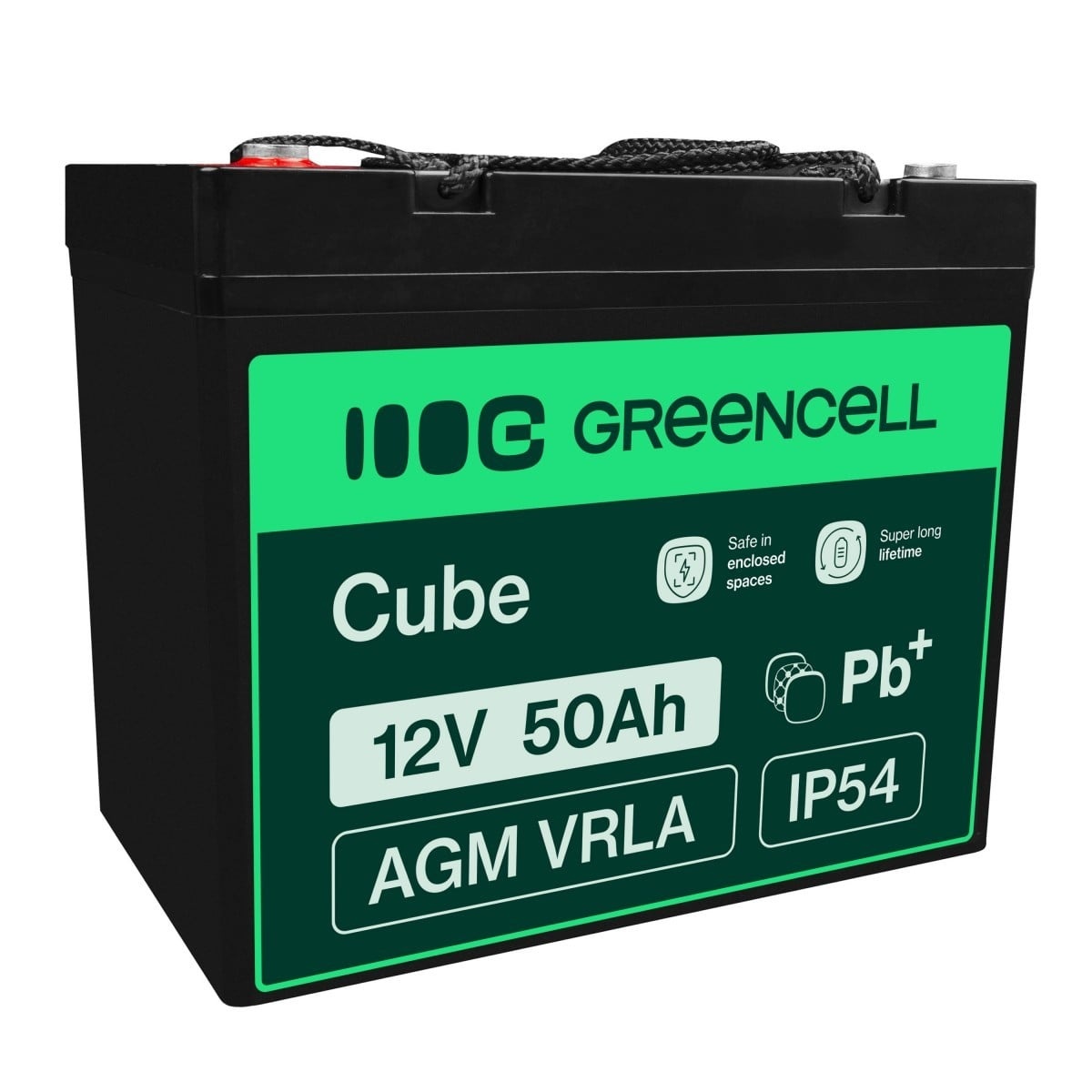 GREEN CELL Green Cell AGM56 batteria per veicolo AGM (acido assorbito in microfibra di vetro) 50 Ah 12 V - BATTERIE E ALIMENTATORI | TecnoCARE.net Sabaudia, Latina, Terracina, San Felice Circeo e Pontinia