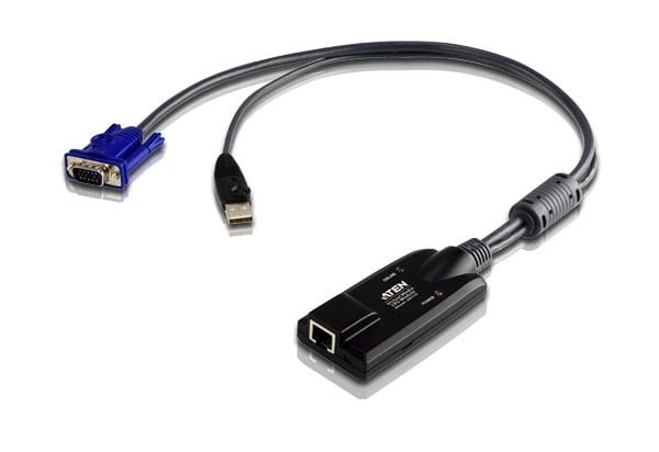 ATEN ATEN KA7175-AX cavo per tastiera, video e mouse Nero, Blu, Metallico - CAVI PER COMPUTER E PERIFERICHE | TecnoCARE.net Sabaudia, Latina, Terracina, San Felice Circeo e Pontinia