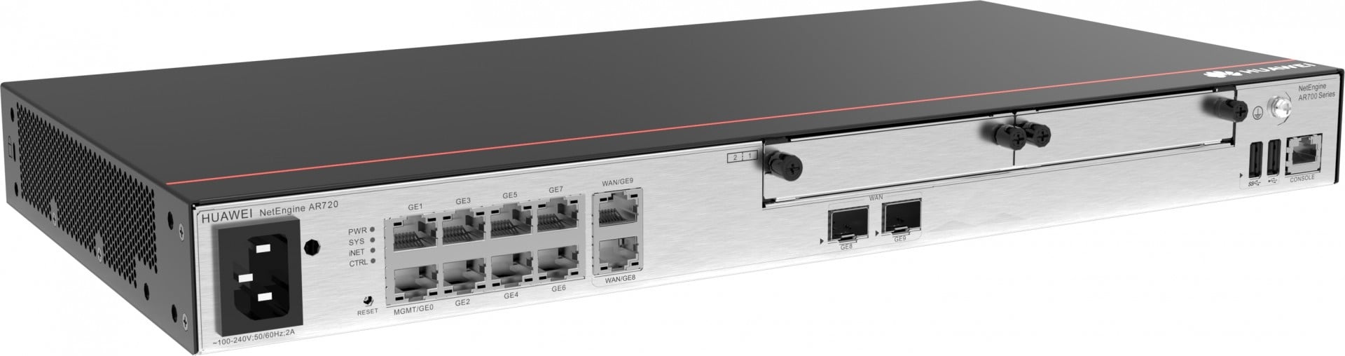 HUAWEI Huawei Router NetEngine AR720, 2*GE combo WAN, 8*GE LAN, 2*USB 2.0, 2*SIC - RETI | TecnoCARE.net Sabaudia, Latina, Terracina, San Felice Circeo e Pontinia