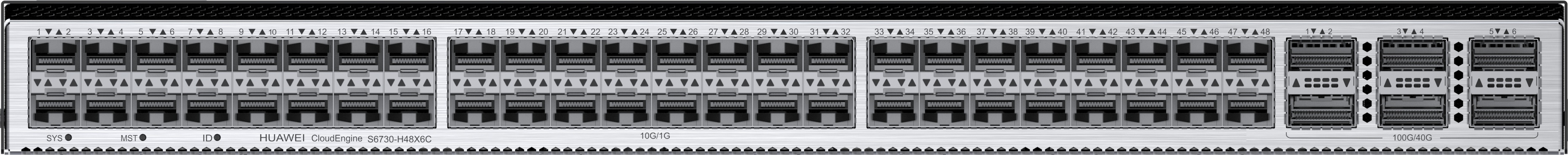 HUAWEI Huawei Switch S6730-H48X6C (48*10GE SFP+ ports, 6*40GE QSFP28 ports, optional license for upgrade to 6*100GE QSFP28, without power module) + license L-MLIC-S67H - RETI | TecnoCARE.net Sabaudia, Latina, Terracina, San Felice Circeo e Pontinia