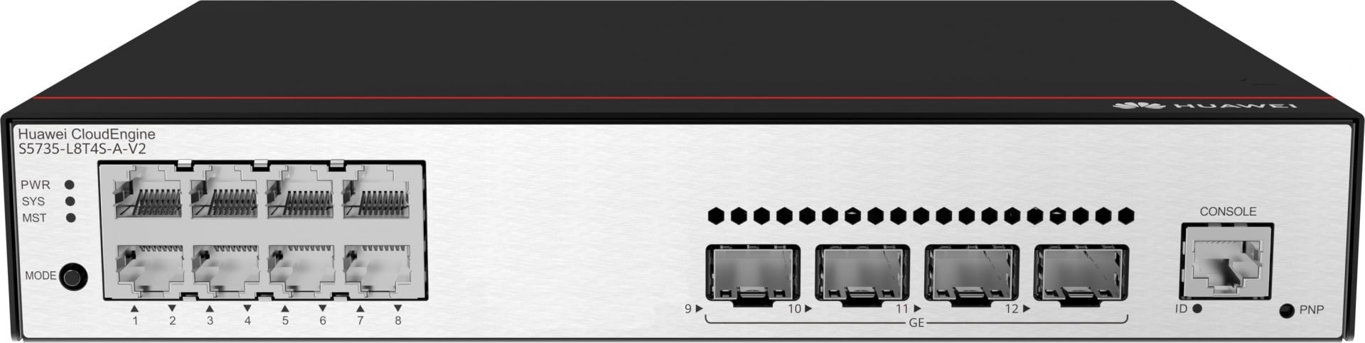 HUAWEI Huawei Switch S5735-L8T4S-A-V2 (8*GE ports, 4*GE SFP ports, AC power) + license L-MLIC-S57L (98011977) - RETI | TecnoCARE.net Sabaudia, Latina, Terracina, San Felice Circeo e Pontinia