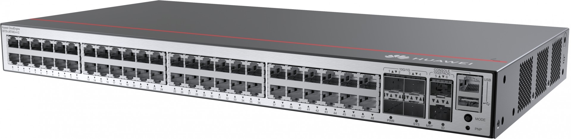 HUAWEI Huawei Switch S5735-L48T4XE-A-V2 (48*GE ports, 4*10GE SFP+ ports, 2*12GE stack ports, AC power) + license L-MLIC-S57L (98012040) - RETI | TecnoCARE.net Sabaudia, Latina, Terracina, San Felice Circeo e Pontinia
