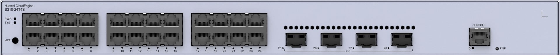 HUAWEI Huawei Switch S310-24T4S (24*GE ports, 4*GE SFP ports, AC power) - RETI | TecnoCARE.net Sabaudia, Latina, Terracina, San Felice Circeo e Pontinia