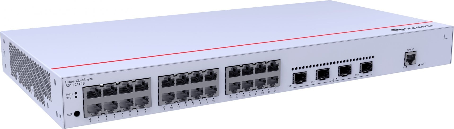 HUAWEI Huawei Switch S310-24T4S (24*GE ports, 4*GE SFP ports, AC power) - RETI | TecnoCARE.net Sabaudia, Latina, Terracina, San Felice Circeo e Pontinia