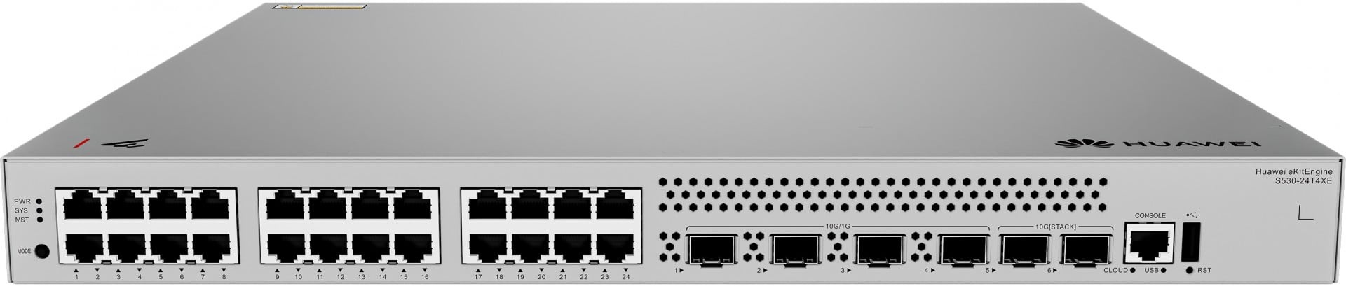 HUAWEI HUAWEI eKit S530 Series S530-24T4XE Gestito L3 Gigabit Ethernet (10/100/1000) 1U Grigio - RETI | TecnoCARE.net Sabaudia, Latina, Terracina, San Felice Circeo e Pontinia