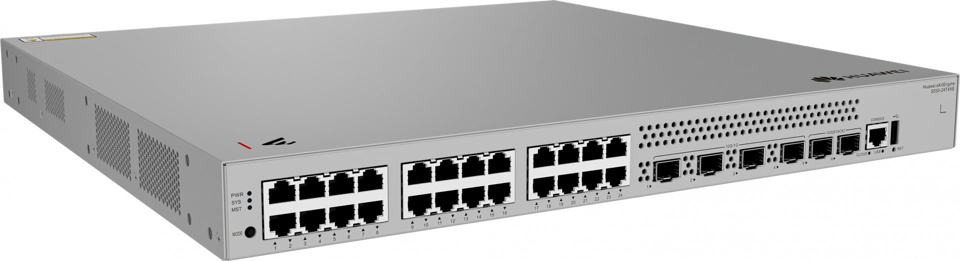 HUAWEI HUAWEI eKit S530 Series S530-24T4XE Gestito L3 Gigabit Ethernet (10/100/1000) 1U Grigio - RETI | TecnoCARE.net Sabaudia, Latina, Terracina, San Felice Circeo e Pontinia