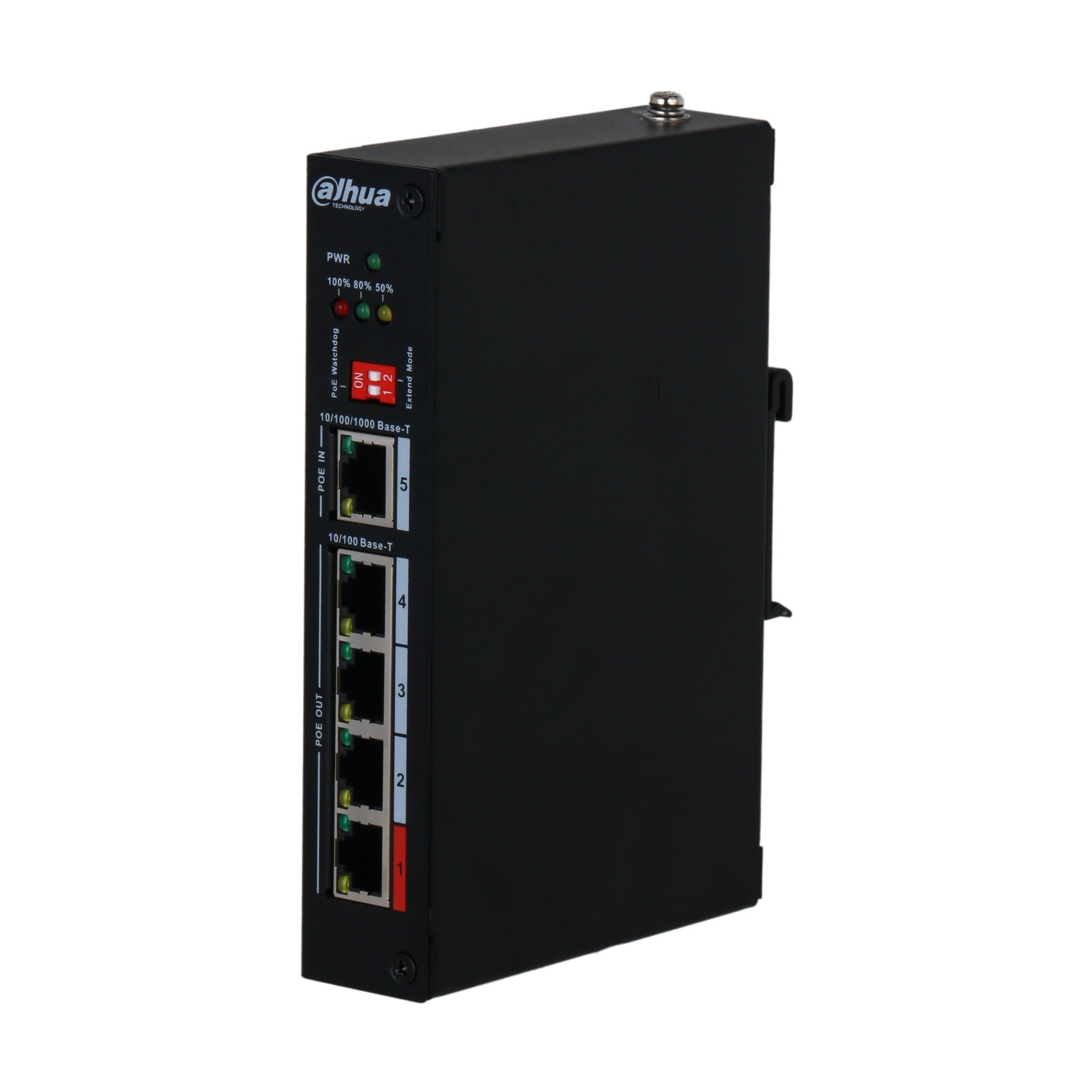 DAHUA Dahua PFT1500 Extender PoE 5-porte con 4-porte PoE Out e 1-porte PoE In - RETI | TecnoCARE.net Sabaudia, Latina, Terracina, San Felice Circeo e Pontinia