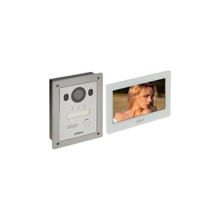 DAHUA Dahua KTX01(F) Kit di Videocitofono Ibrido 2 Fili, Telecamera 2MP, Schermo Touchscreen da 7", Wi-Fi, Sistema di Allarme, IP65 - ACCESSO E CONTROLLO | TecnoCARE.net Sabaudia, Latina, Terracina, San Felice Circeo e Pontinia