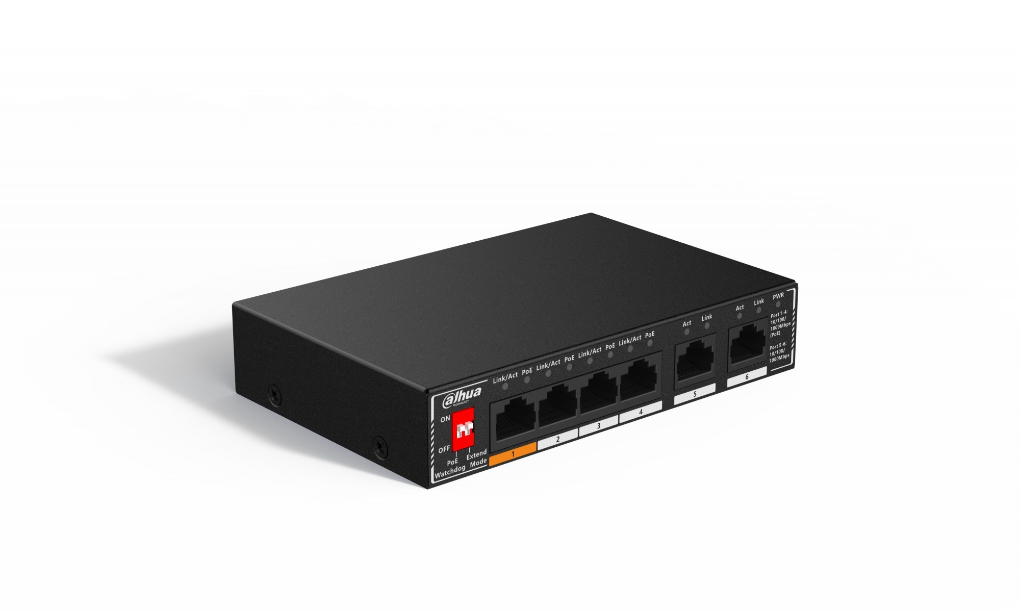 DAHUA Dahua SG1006P Switch Gigabit PoE non gestito a 6 porte con 4 porte PoE - RETI | TecnoCARE.net Sabaudia, Latina, Terracina, San Felice Circeo e Pontinia