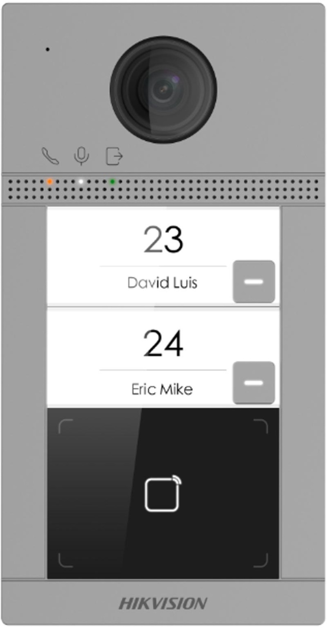HIKVISION Hikvision DS-KV8213-WME1(C)/Flush Stazione Porta Metallica per Ville a 2 Pulsanti - ACCESSO E CONTROLLO | TecnoCARE.net Sabaudia, Latina, Terracina, San Felice Circeo e Pontinia