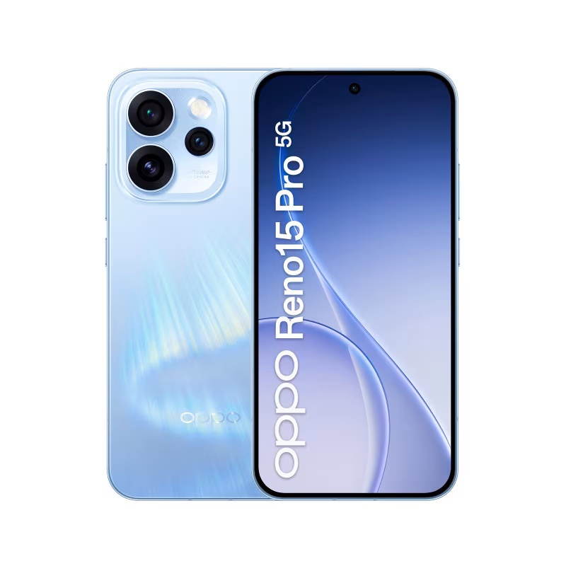 OPPO OPPO SMARTPHONE RENO 15 PRO 5G 8 512GB AURORA BLUE - SMARTPHONE | TecnoCARE.net Sabaudia, Latina, Terracina, San Felice Circeo e Pontinia