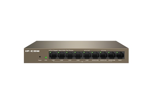 IP-COM IP-COM 9 PORT CLOUD MANAGED POE ROUTER / AP CONTROLLER MAX 4 WAN - ROUTER | TecnoCARE.net Sabaudia, Latina, Terracina, San Felice Circeo e Pontinia