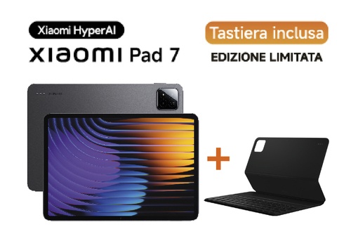 XIAOMI XIAOMI TABLET PAD 7 8+128GB 11.2 WIFI GRAY + KEYBOARD - TABLET PC | TecnoCARE.net Sabaudia, Latina, Terracina, San Felice Circeo e Pontinia