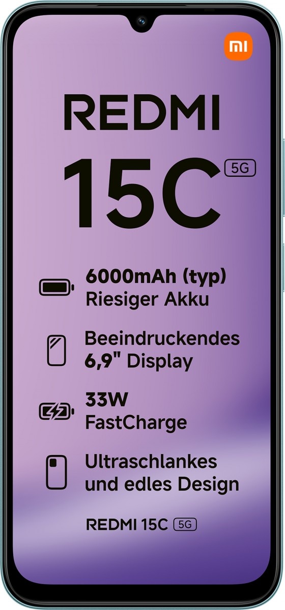 XIAOMI Xiaomi Redmi 15C 17,5 cm (6,9") 5G USB Type-C 4 GB 128 GB 6000 mAh Verde - DISPOSITIVI DI COMUNICAZIONE MOBILE | TecnoCARE.net Sabaudia, Latina, Terracina, San Felice Circeo e Pontinia