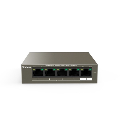 TENDA TENDA SWITCH 5 PORTE GIGABIT DESKTOP CON 4 PORTE PoE - SWITCH E HUB | TecnoCARE.net Sabaudia, Latina, Terracina, San Felice Circeo e Pontinia