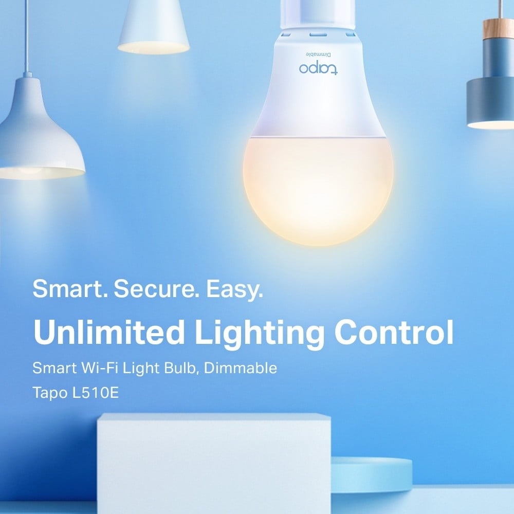 TP-LINK TP-Link Tapo L510E(2-PACK) soluzione di illuminazione intelligente Lampadina intelligente Wi-Fi - ACCESSO E CONTROLLO | TecnoCARE.net Sabaudia, Latina, Terracina, San Felice Circeo e Pontinia