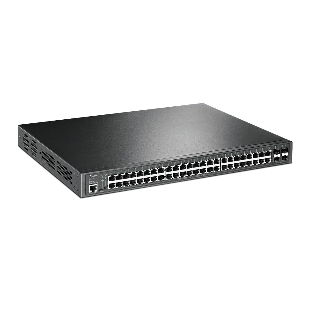 TP-LINK TP-Link JetStream TL-SG3452P switch di rete Gestito L2/L3 Gigabit Ethernet (10/100/1000) Supporto Power over Ethernet (PoE) 1U Nero - RETI | TecnoCARE.net Sabaudia, Latina, Terracina, San Felice Circeo e Pontinia