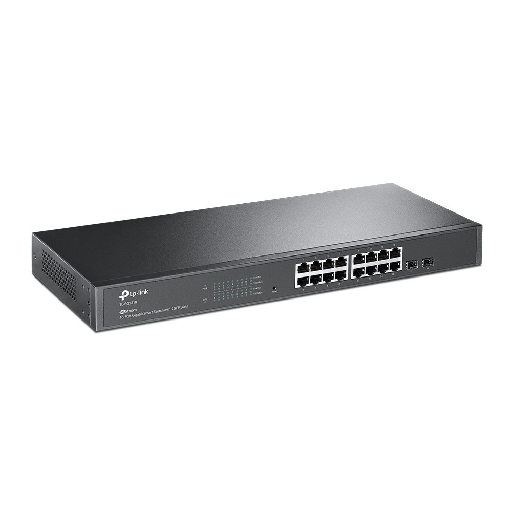 TP-LINK TP-Link JetStream TL-SG2218 switch di rete Gestito L2/L2+ Gigabit Ethernet (10/100/1000) 1U Nero - RETI | TecnoCARE.net Sabaudia, Latina, Terracina, San Felice Circeo e Pontinia