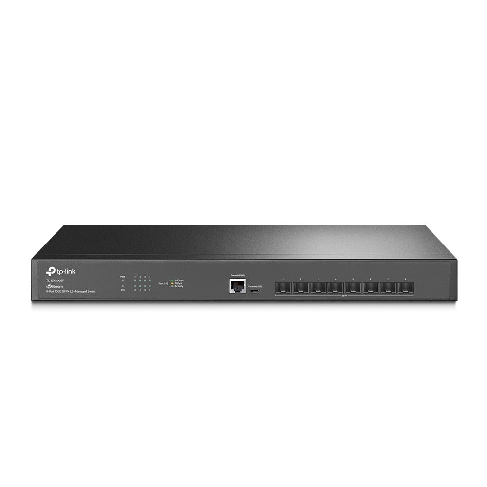 TP-LINK TP-Link JetStream TL-SX3008F switch di rete Gestito L2/L3 Nero - RETI | TecnoCARE.net Sabaudia, Latina, Terracina, San Felice Circeo e Pontinia