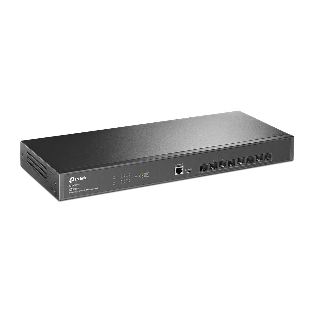 TP-LINK TP-Link JetStream TL-SX3008F switch di rete Gestito L2/L3 Nero - RETI | TecnoCARE.net Sabaudia, Latina, Terracina, San Felice Circeo e Pontinia