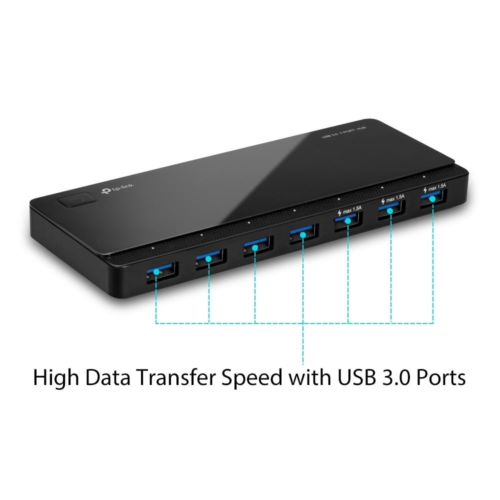 TP-LINK TP-Link UH700 hub di interfaccia USB 3.2 Gen 1 (3.1 Gen 1) Micro-B 5000 Mbit/s Nero - COMPONENTI | TecnoCARE.net Sabaudia, Latina, Terracina, San Felice Circeo e Pontinia
