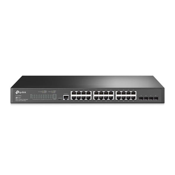 TP-LINK TP-Link JetStream TL-SG3428 switch di rete Gestito L2/L3 Gigabit Ethernet (10/100/1000) 1U Nero - RETI | TecnoCARE.net Sabaudia, Latina, Terracina, San Felice Circeo e Pontinia