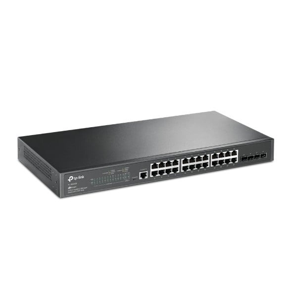 TP-LINK TP-Link JetStream TL-SG3428 switch di rete Gestito L2/L3 Gigabit Ethernet (10/100/1000) 1U Nero - RETI | TecnoCARE.net Sabaudia, Latina, Terracina, San Felice Circeo e Pontinia