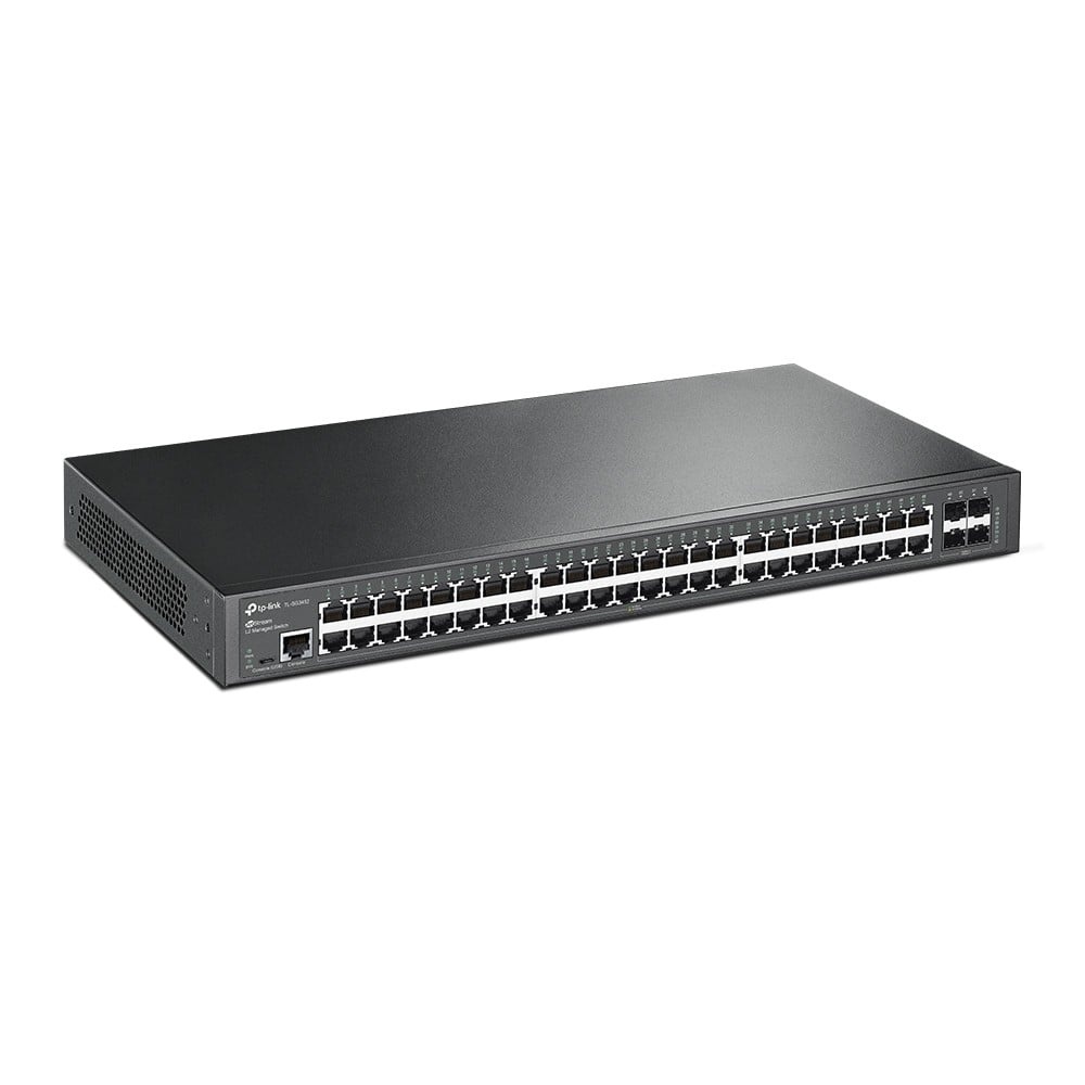 TP-LINK TP-Link JetStream TL-SG3452 switch di rete Gestito L2 Gigabit Ethernet (10/100/1000) 1U Nero - RETI | TecnoCARE.net Sabaudia, Latina, Terracina, San Felice Circeo e Pontinia