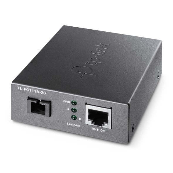 TP-LINK TP-Link FC111B-20 (TL-FC111B-20) 10/100 Mbps RJ45 to 100 Mbps Single-mode SC WDM Bi-Directional Fiber Converter - RETI | TecnoCARE.net Sabaudia, Latina, Terracina, San Felice Circeo e Pontinia