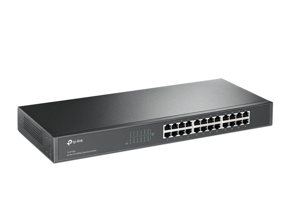 TP-LINK TP-Link TL-SF1024 switch di rete Non gestito Fast Ethernet (10/100) Nero - RETI | TecnoCARE.net Sabaudia, Latina, Terracina, San Felice Circeo e Pontinia