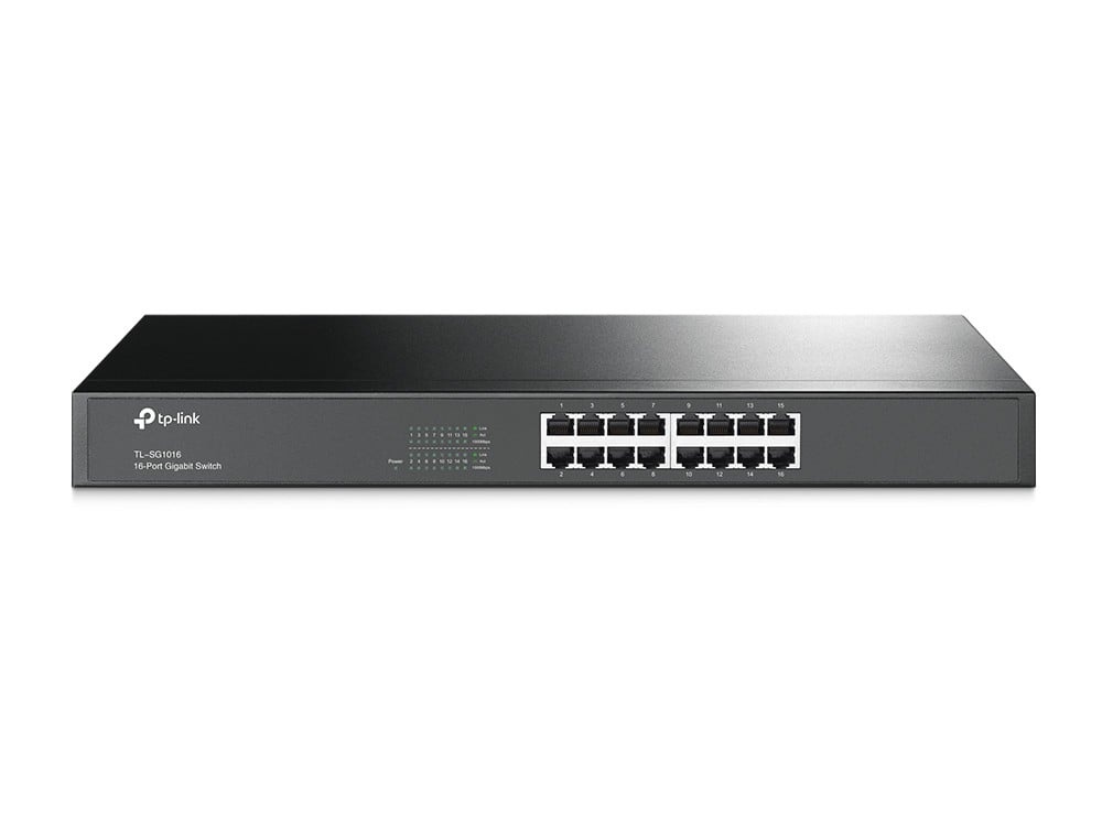 TP-LINK TP-Link TL-SG1016 switch di rete Non gestito Gigabit Ethernet (10/100/1000) 1U Nero - RETI | TecnoCARE.net Sabaudia, Latina, Terracina, San Felice Circeo e Pontinia