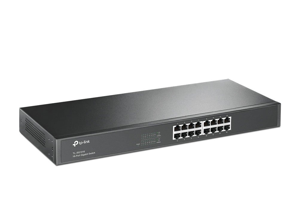 TP-LINK TP-Link TL-SG1016 switch di rete Non gestito Gigabit Ethernet (10/100/1000) 1U Nero - RETI | TecnoCARE.net Sabaudia, Latina, Terracina, San Felice Circeo e Pontinia