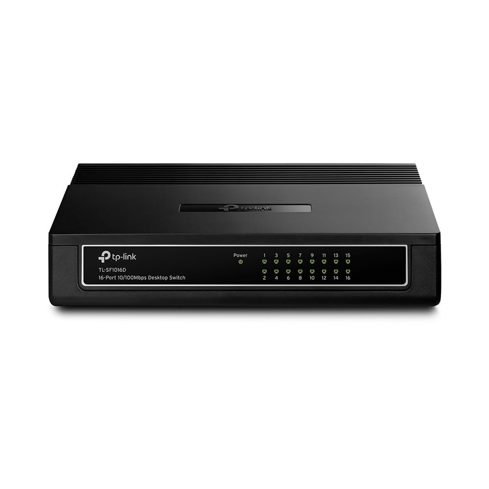 TP-LINK TP-Link TL-SF1016D switch di rete Fast Ethernet (10/100) Nero - RETI | TecnoCARE.net Sabaudia, Latina, Terracina, San Felice Circeo e Pontinia