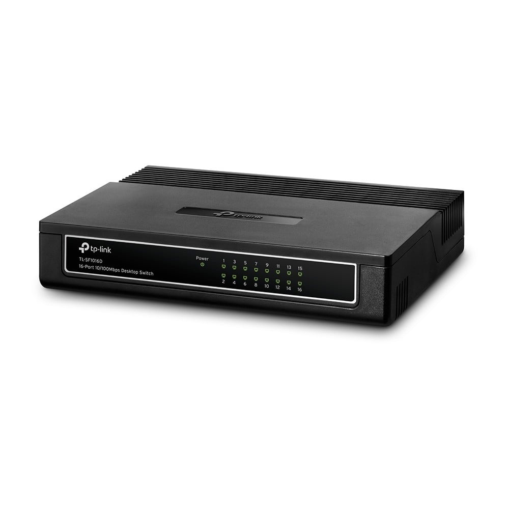 TP-LINK TP-Link TL-SF1016D switch di rete Fast Ethernet (10/100) Nero - RETI | TecnoCARE.net Sabaudia, Latina, Terracina, San Felice Circeo e Pontinia