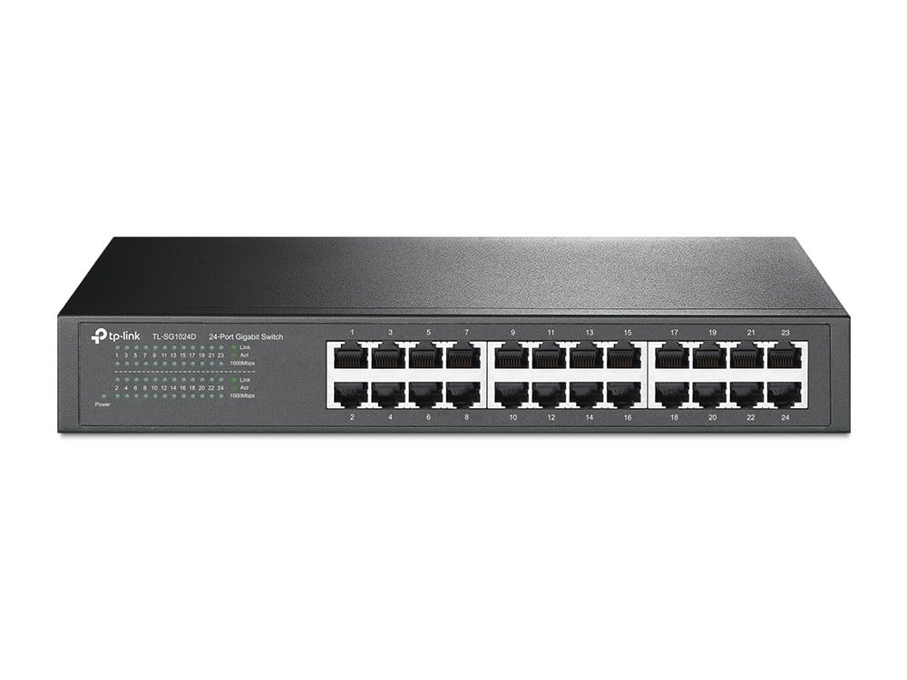 TP-LINK TP-Link TL-SG1024D switch di rete Non gestito Gigabit Ethernet (10/100/1000) Grigio - RETI | TecnoCARE.net Sabaudia, Latina, Terracina, San Felice Circeo e Pontinia