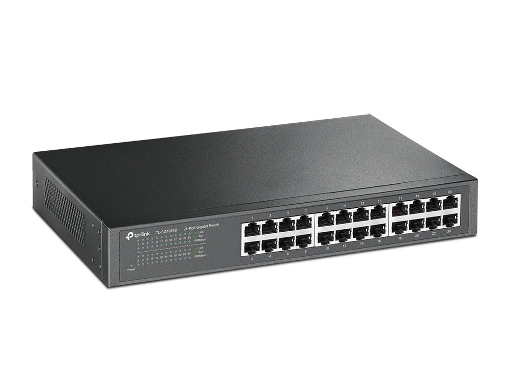 TP-LINK TP-Link TL-SG1024D switch di rete Non gestito Gigabit Ethernet (10/100/1000) Grigio - RETI | TecnoCARE.net Sabaudia, Latina, Terracina, San Felice Circeo e Pontinia