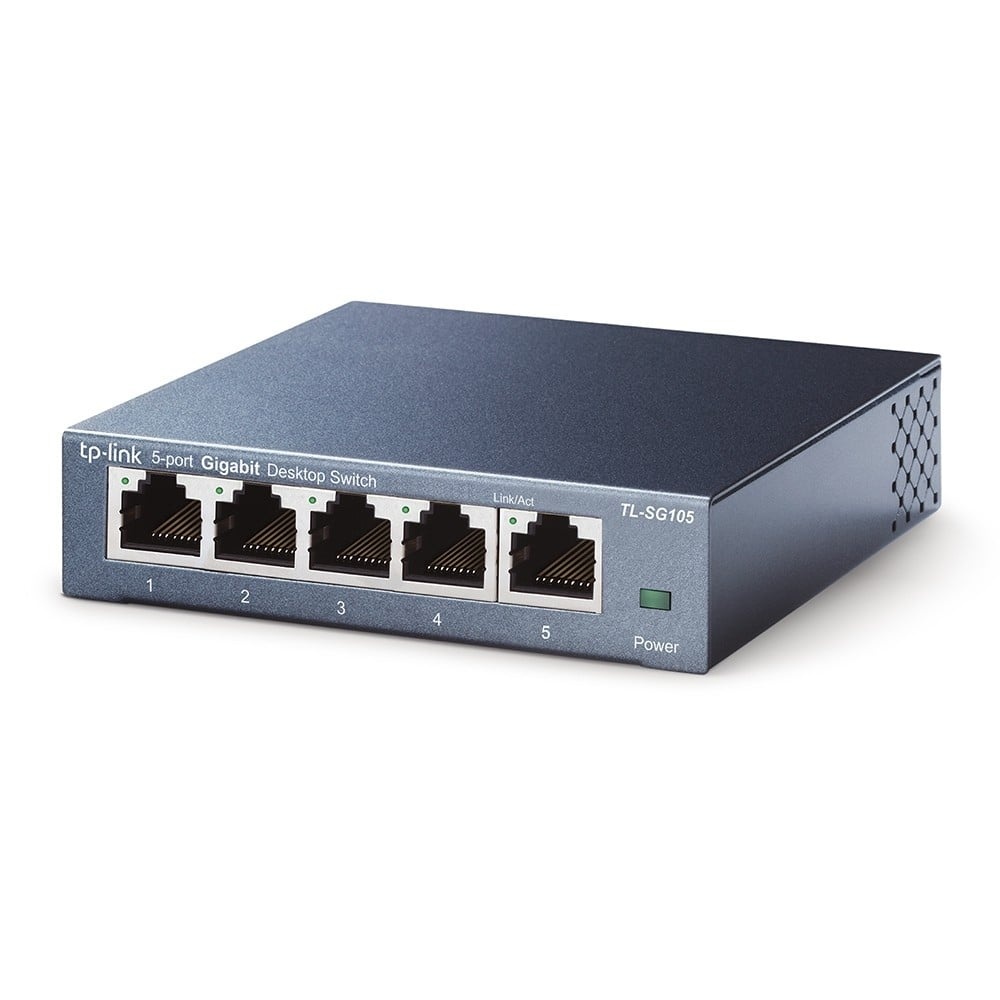TP-LINK TP-Link TL-SG105 switch di rete Non gestito L2 Gigabit Ethernet (10/100/1000) Nero - RETI | TecnoCARE.net Sabaudia, Latina, Terracina, San Felice Circeo e Pontinia