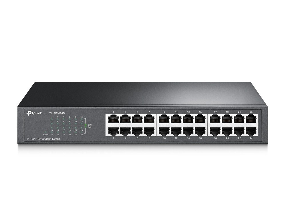 TP-LINK TP-Link TL-SF1024D switch di rete Non gestito Fast Ethernet (10/100) Grigio - RETI | TecnoCARE.net Sabaudia, Latina, Terracina, San Felice Circeo e Pontinia