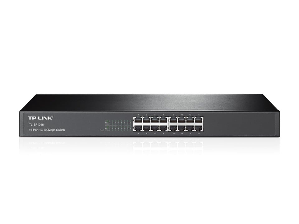 TP-LINK TP-Link TL-SF1016 switch di rete Non gestito Fast Ethernet (10/100) 1U Nero - RETI | TecnoCARE.net Sabaudia, Latina, Terracina, San Felice Circeo e Pontinia