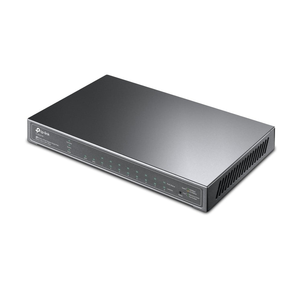 TP-LINK TP-Link JetStream TL-SG2210P switch di rete Gestito L2/L4 Gigabit Ethernet (10/100/1000) Supporto Power over Ethernet (PoE) Nero - RETI | TecnoCARE.net Sabaudia, Latina, Terracina, San Felice Circeo e Pontinia